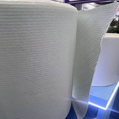 Combined Triaxial Glass Fiber Fabric 445g with 45g Polyester Veil | FRP Pultrusion & Infusion Reinforcement Mat