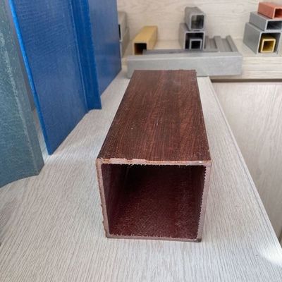 Anti UV 76mm Reinforced FRP Square Tube High Tensile Strength