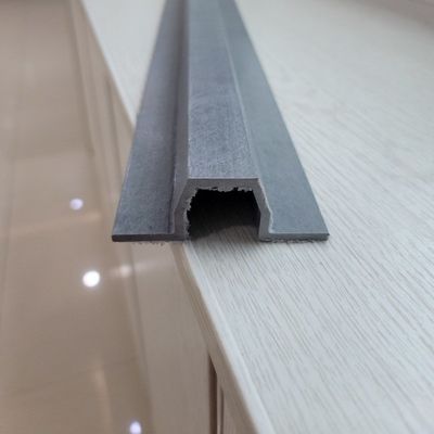 Concave Convex FRP Pultruded Profiles Grey Sections 5cm To 30cm