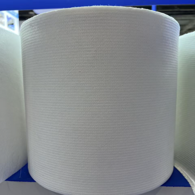 Multi-axial fiberglass fabric adding a layer of polyester tissue ETTX450045 for solar panel frame with character of very smooth surface and high reinforcement and anti-corrosion