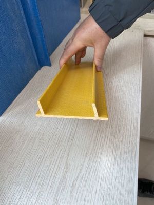 Bright Color Industria Fiberglass Channel Beam Reinforced 6mm Plastic U Channel